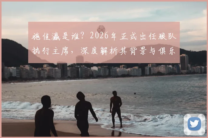 施佳瀛是谁？2026年正式出任狼队执行主席，深度解析其背景与俱乐部未来走向